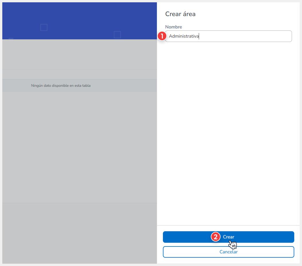 Vista del formulario ‘Agregar cliente’, en el campo ‘Tipo’ de cliente